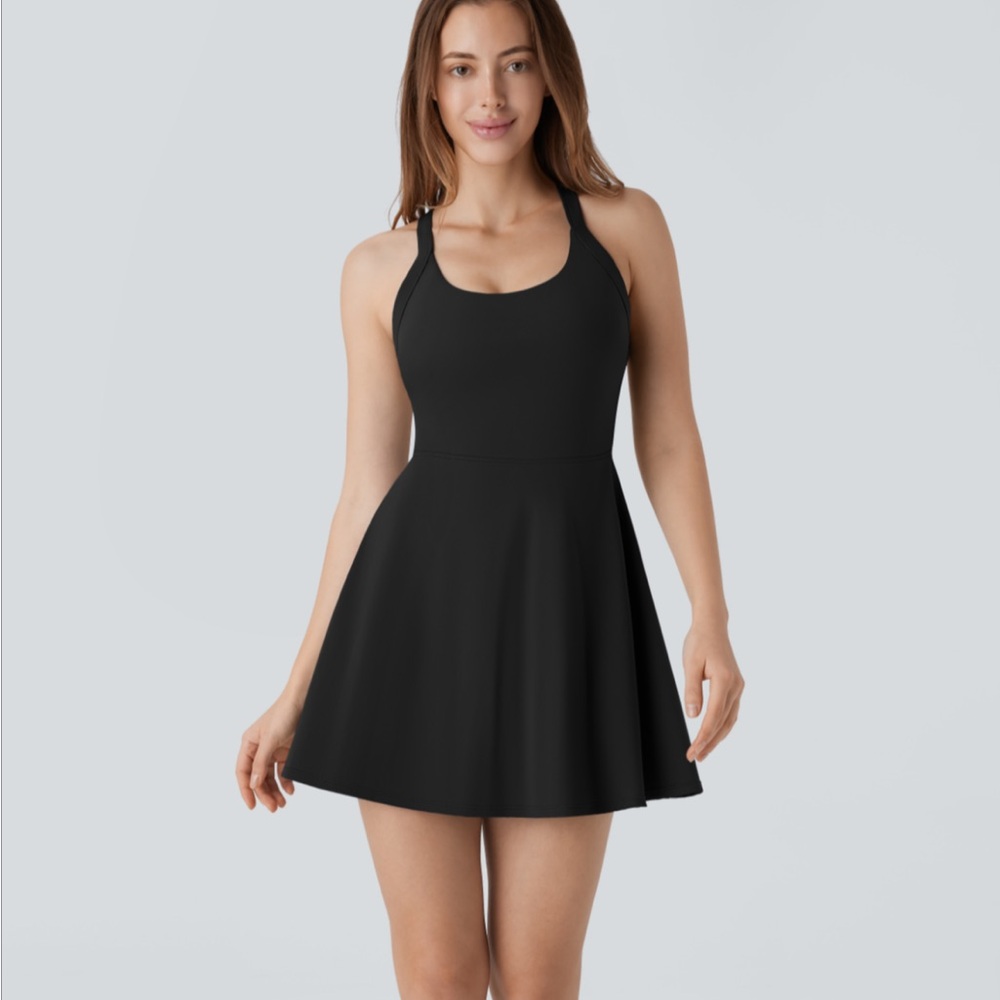 HALARA Black 2-in1 Flare Mini Dance
Active Dress